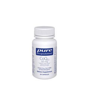 Pure Encapsulations, CoQ10 120 mg. — Capsule size and certifications