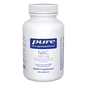 Pure Encapsulations, NAC (n-acetyl-l-cysteine) 600 mg 180 capsules
