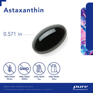 Pure Encapsulations, Astaxanthin — Capsule size and certifications