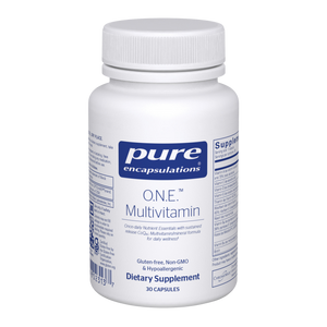 Pure Encapsulations, O.N.E.™ Multivitamin 30 — Supplement facts panel