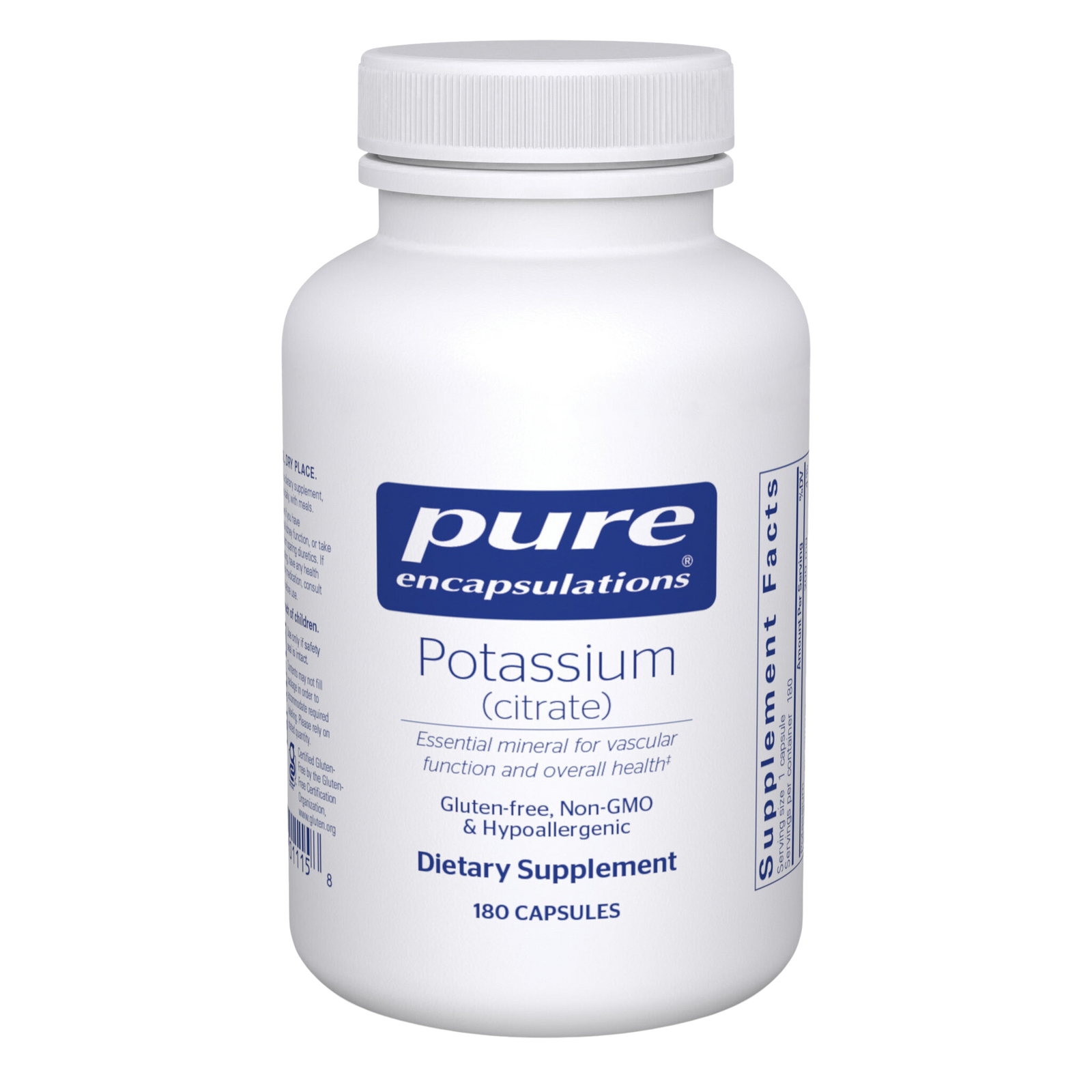 Pure Encapsulations, Potassium (citrate)