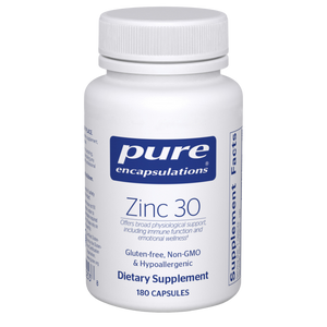 Pure Encapsulations, Zinc 30 180 capsules
