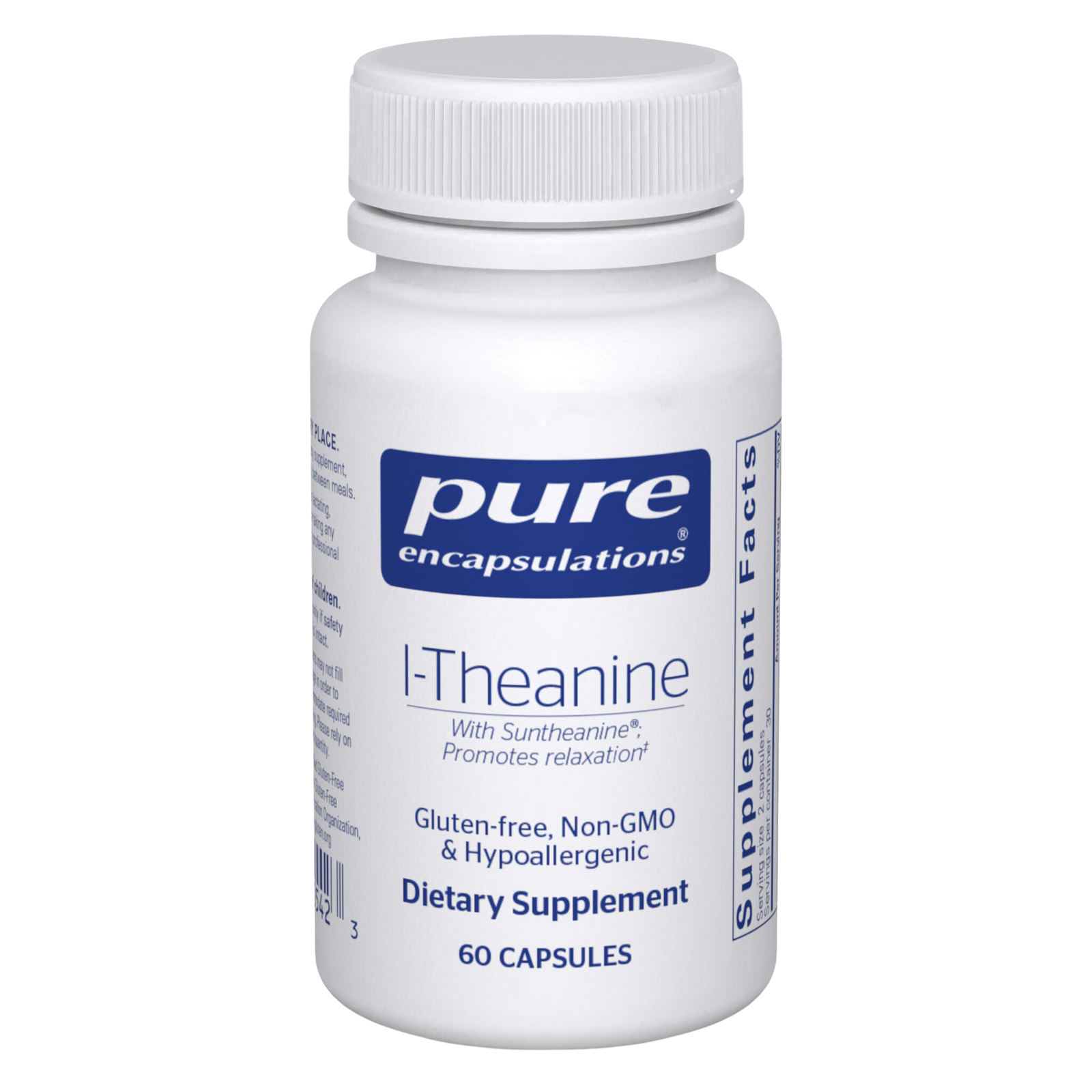 Pure Encapsulations, L-Theanine (LTH6 | l-Theanine 60's)