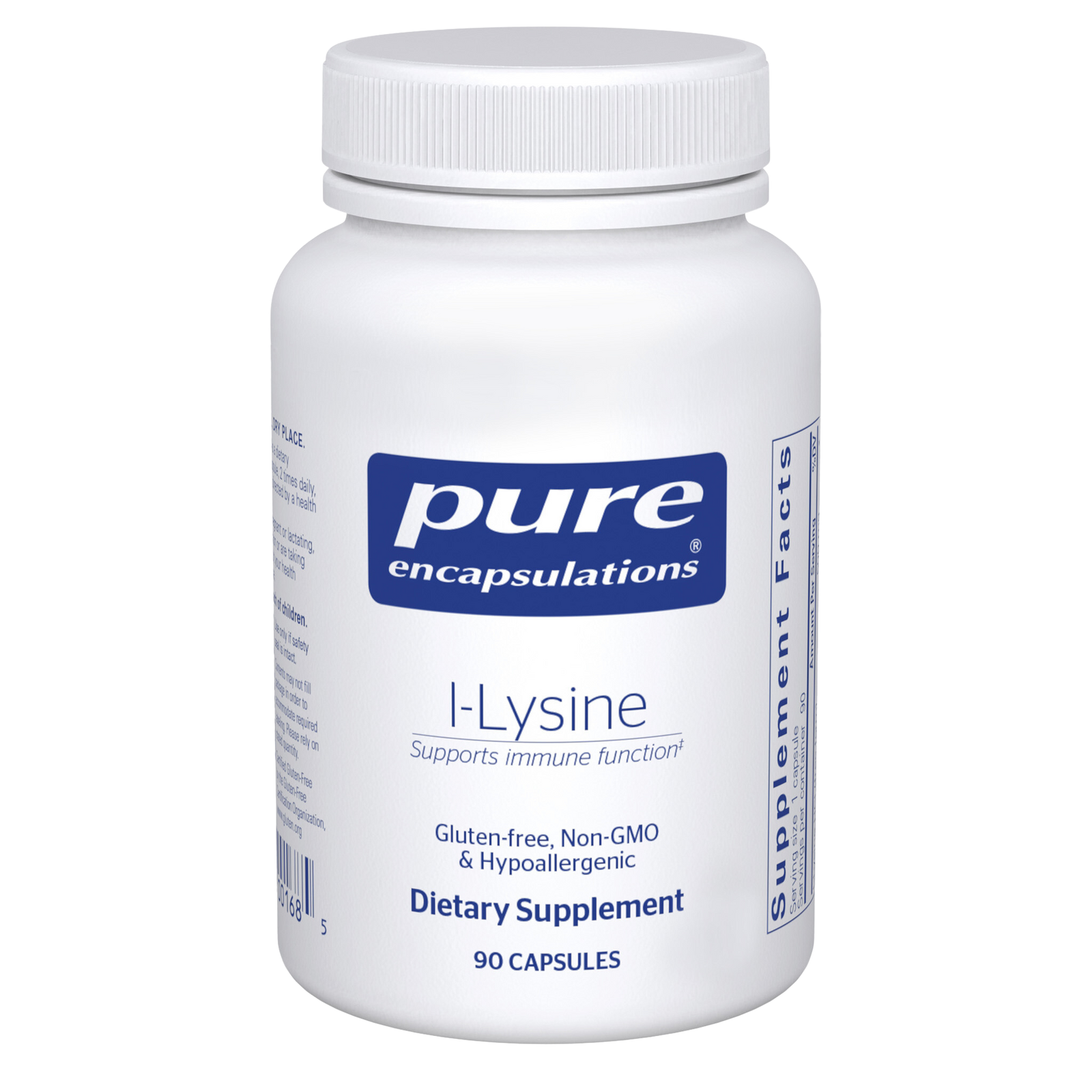 Pure Encapsulations, L-Lysine (LL9 | l-Lysine 90's)