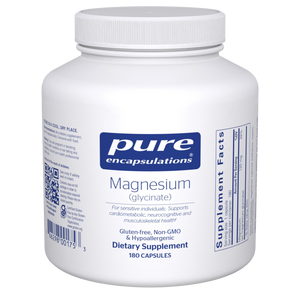 Pure Encapsulations, Magnesium Glycinate 180 capsules