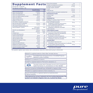 Pure Encapsulations, Women’s Nutrients 40+ — Capsule size and certifications