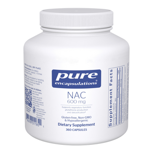 Pure Encapsulations, NAC (n-acetyl-l-cysteine) 600 mg 360 capsules