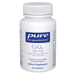 Pure Encapsulations, CoQ10 120 mg. — Capsule size and certifications