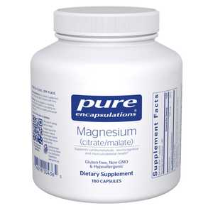 Pure Encapsulations, Magnesium (citrate/malate)