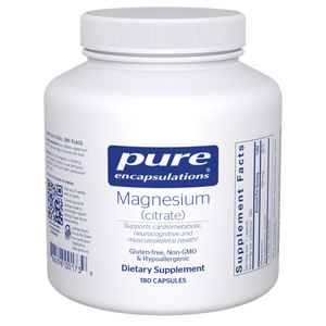 Pure Encapsulations, Magnesium (citrate) 180 capsules
