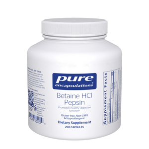 Pure Encapsulations, Betaine HCl Pepsin