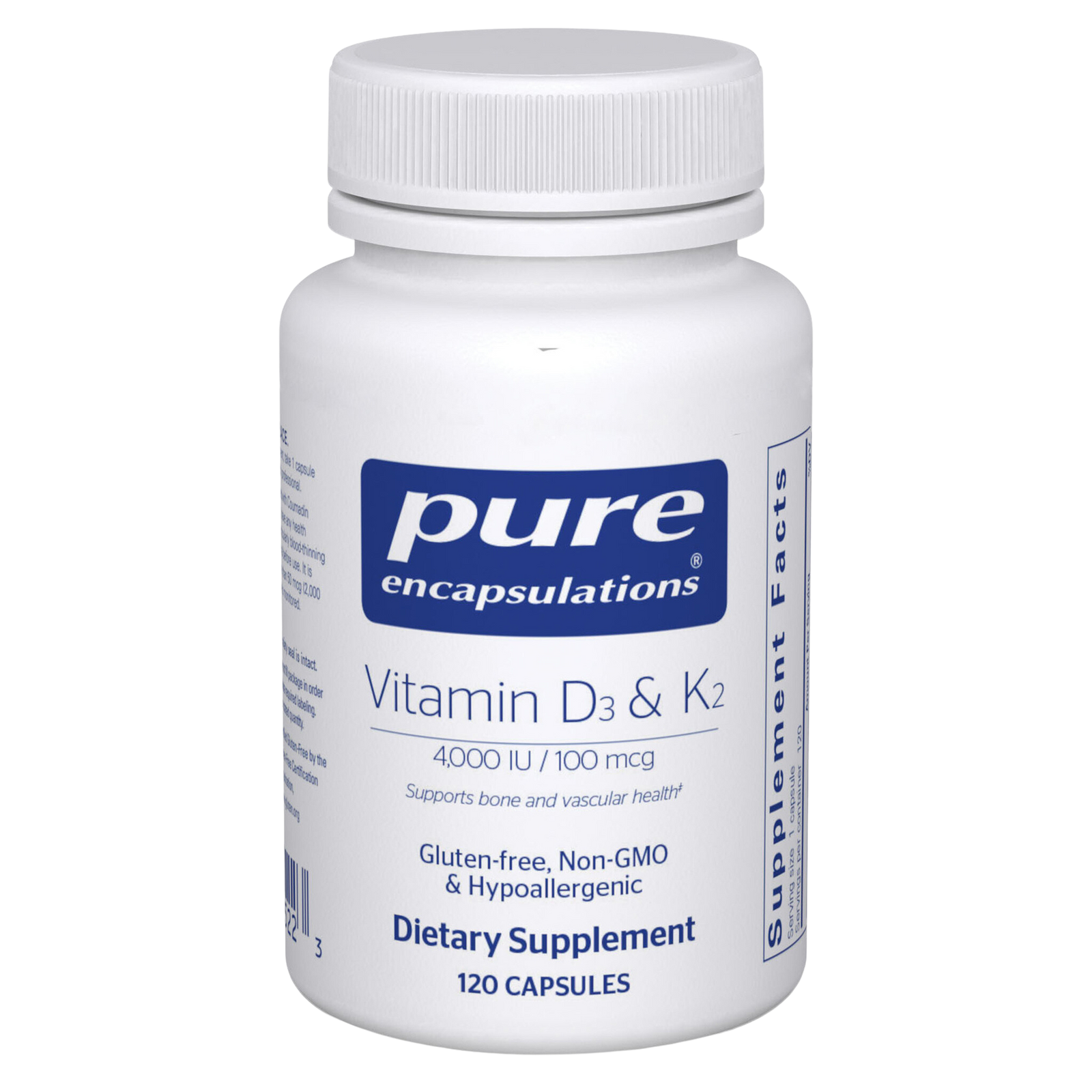 Pure Encapsulations, Vitamin D3 & K2