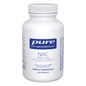 Pure Encapsulations, NAC (n-acetyl-l-cysteine) 900 mg 120 capsules
