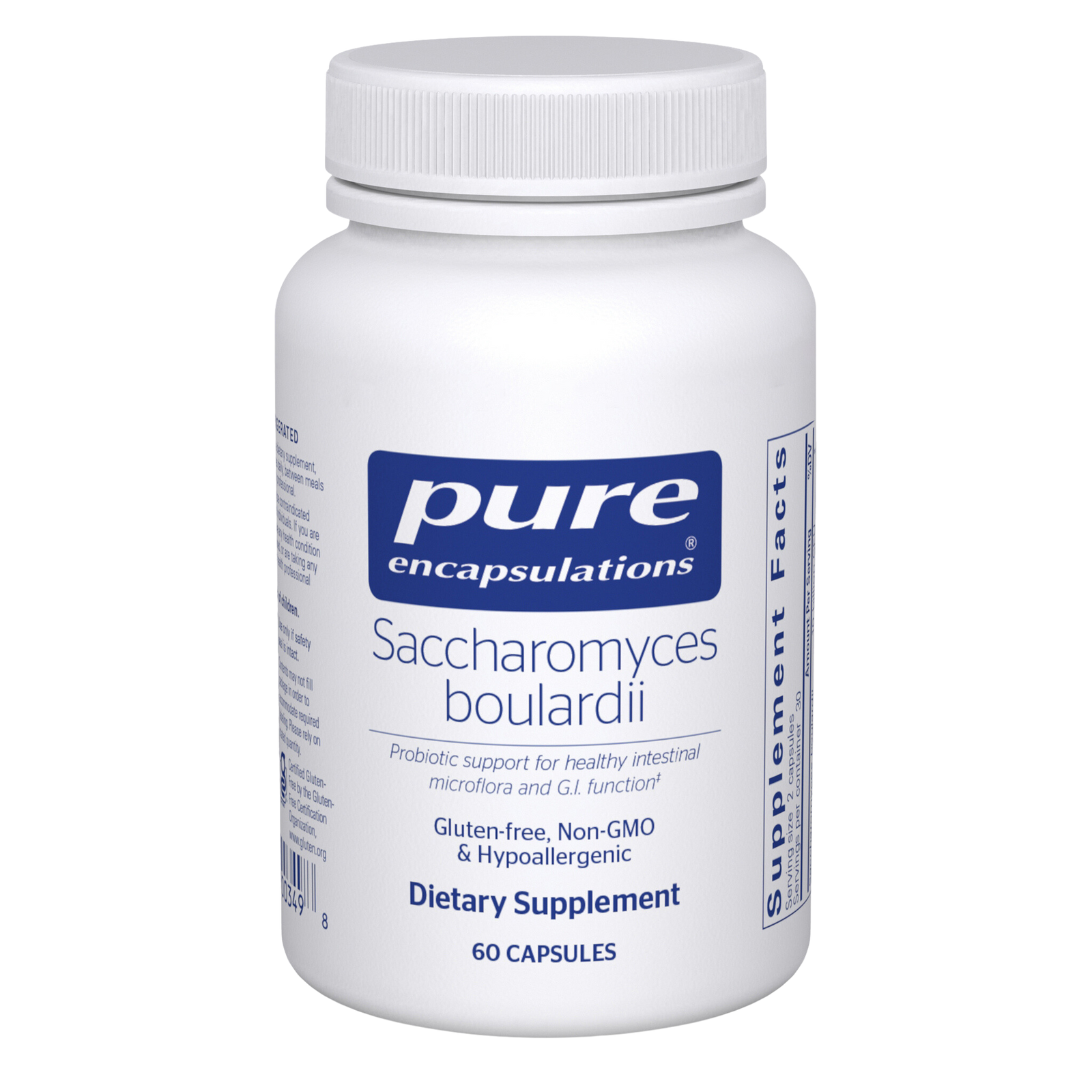 Pure Encapsulations, Saccharomyces Boulardii 60's