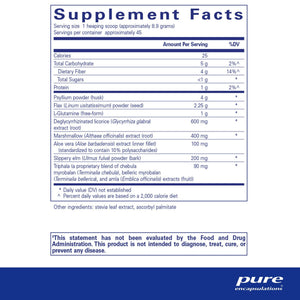 Pure Encapsulations, G.I. Fortify‡ 400 g — Supplement facts panel