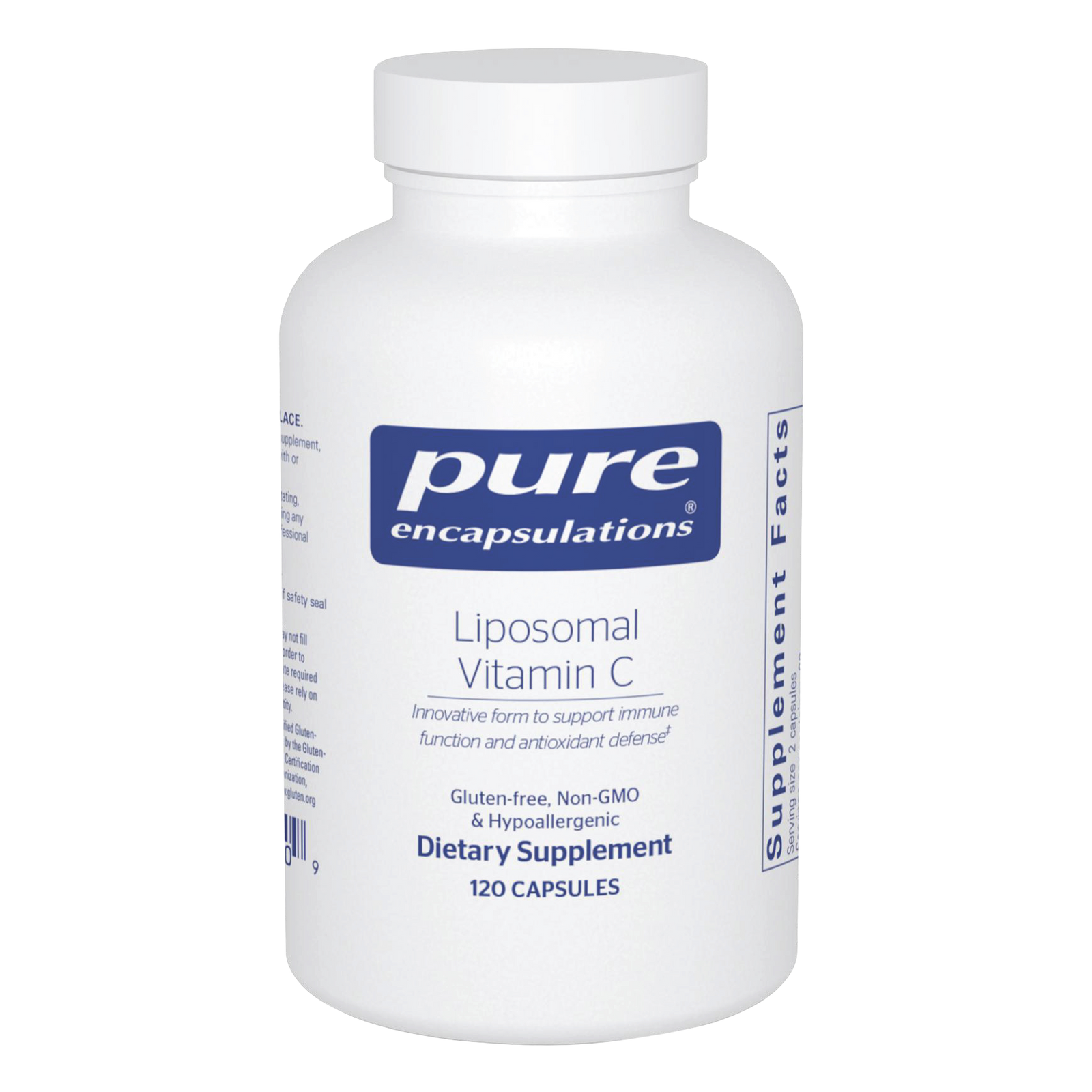 Pure Encapsulations, Liposomal Vitamin C 120 capsules