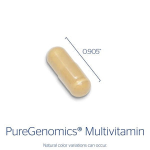 Pure Encapsulations, PureGenomics Multivitamin — Capsule size and certifications