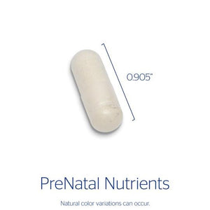 Pure Encapsulations, PreNatal Nutrients — Capsule size and certifications
