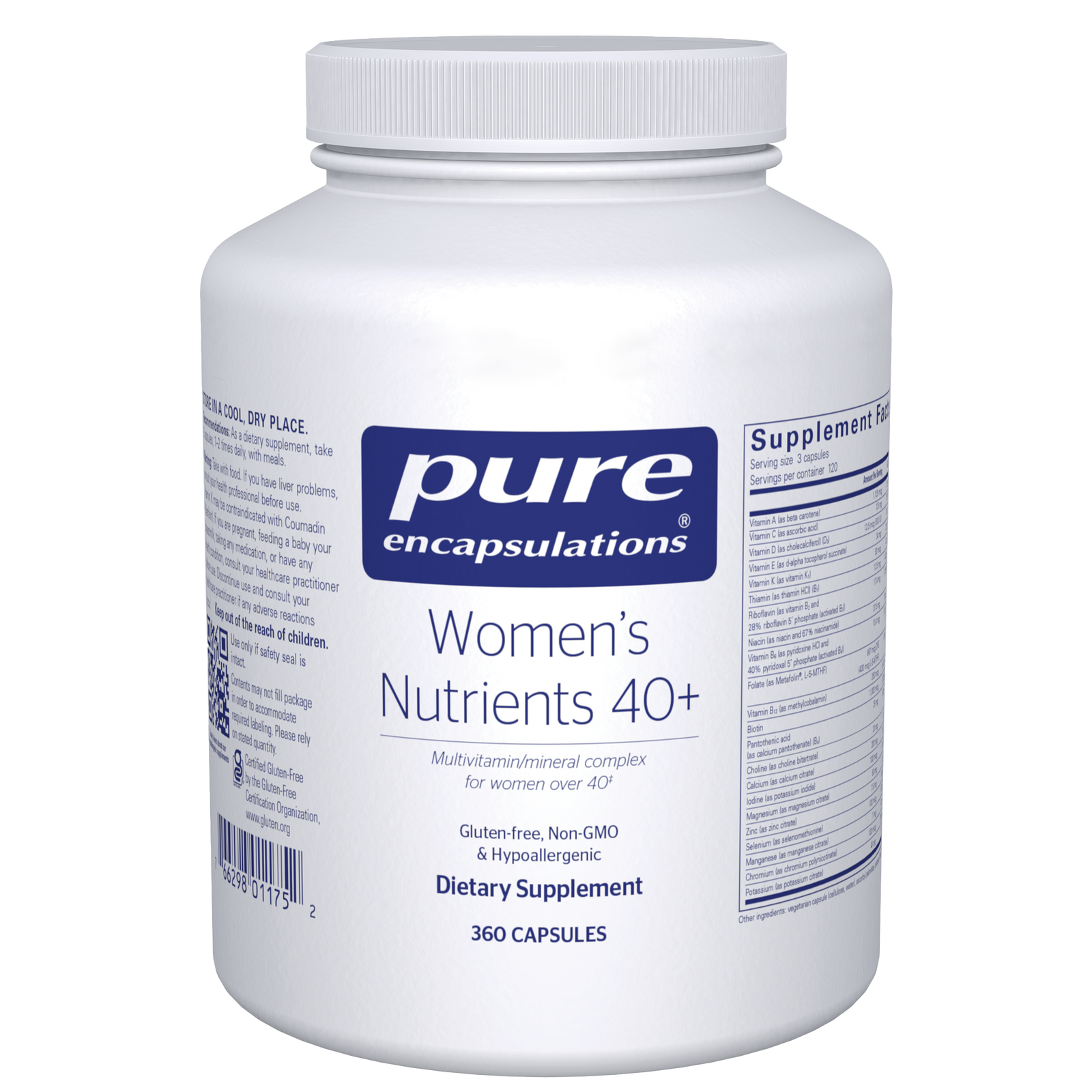 Pure Encapsulations, Women’s Nutrients 40+