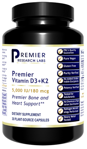 Premier Vitamine D3+K2 30 Vcaps 
