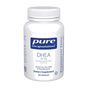 Pure Encapsulations, DHEA (micronized) 25 mg 60 capsules