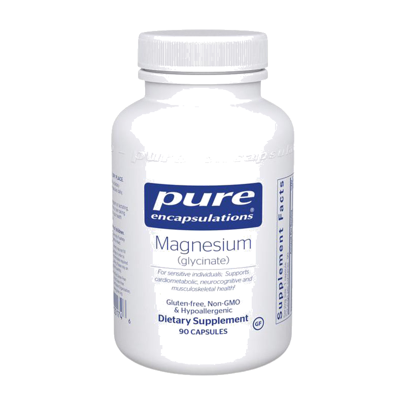Pure Encapsulations, Magnesium (Glycinate) 120 mg 90 capsules