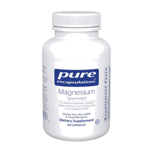 Pure Encapsulations, Magnesium (Glycinate) 120 mg 90 capsules