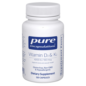 Pure Encapsulations, Vitamin D3 & K2 120 capsules