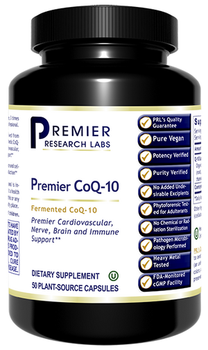 Premier CoQ-10 50Vcaps - Health & Light Institute