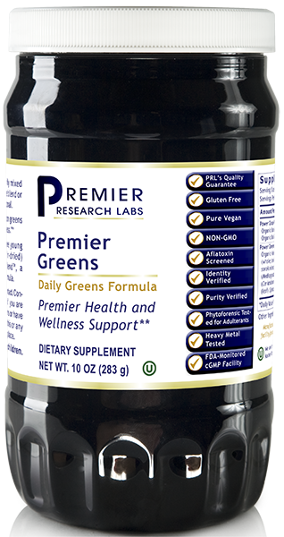 Premier Greens Powder 10 oz - Health & Light Institute