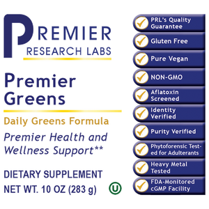 Premier Greens Powder 10 oz - Health & Light Institute