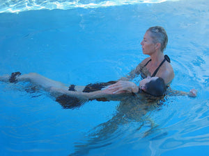 Aquatic bodywork including Watsu, Waterdance and Healing Dance are forms of passive healing work intended to achieve profound levels of relaxation and healing in the client. They are particularly helpful for anti-aging and conditions like chronic stress, anxiety, grief, insomnia, depression, trauma, PTSD, ADHD, addictions, arthritis, chronic pain, phobias and stress related chronic illnesses, where the immune system or parasympathetic nervous system may be compromised. 