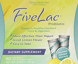 Fivelac - Probiotic 60 packets - Health & Light Institute